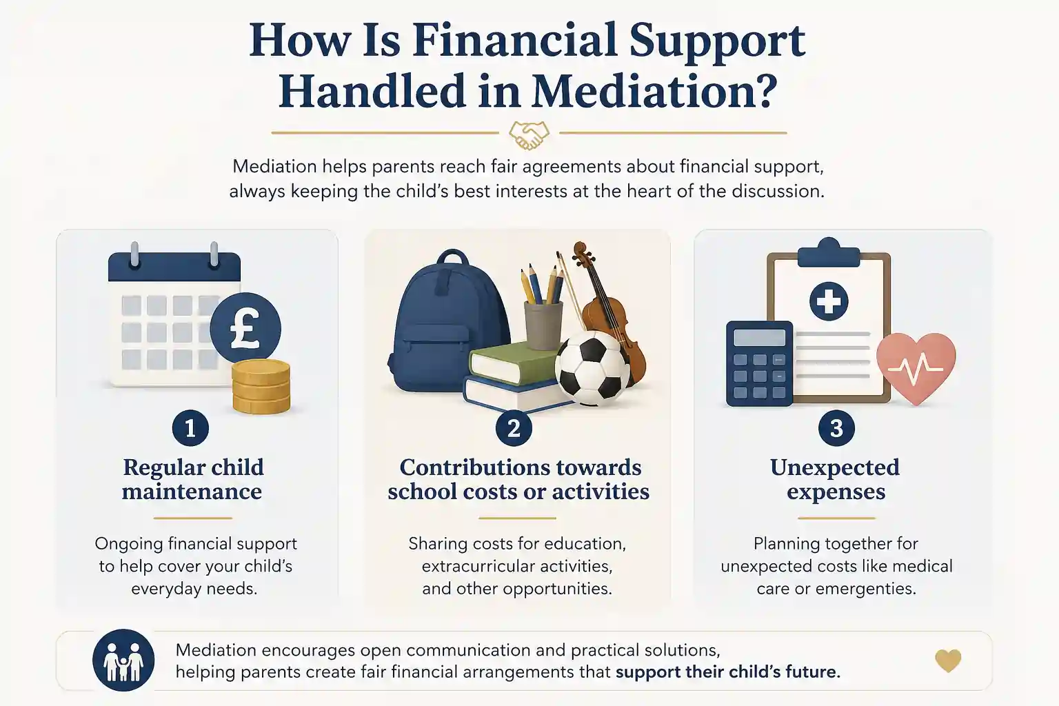 How Is Financial Support Handled in Mediation Oakham